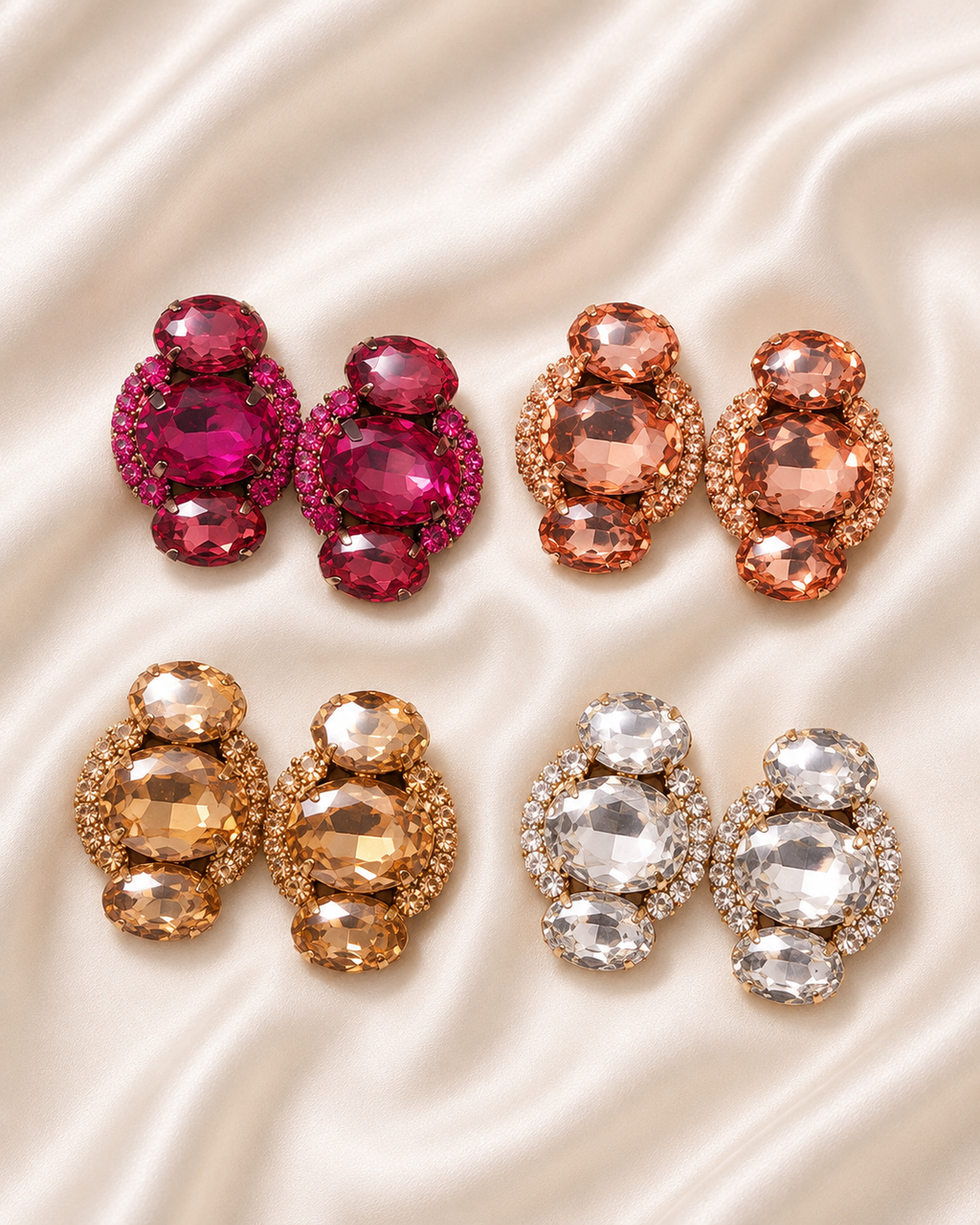 Boucles d’oreilles Cristal Éclat