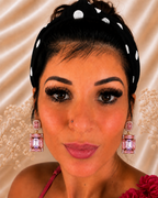 Boucles d’oreilles Cristal Rectangle Élégance