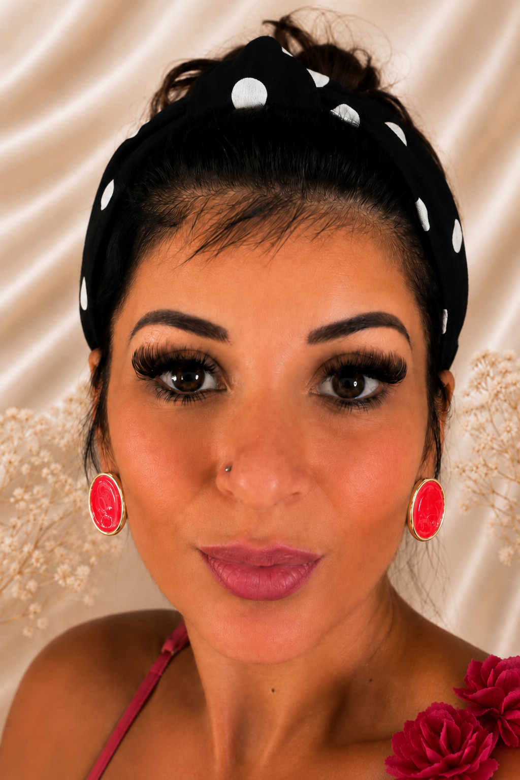 Boucles d’oreilles Ovales Colorées