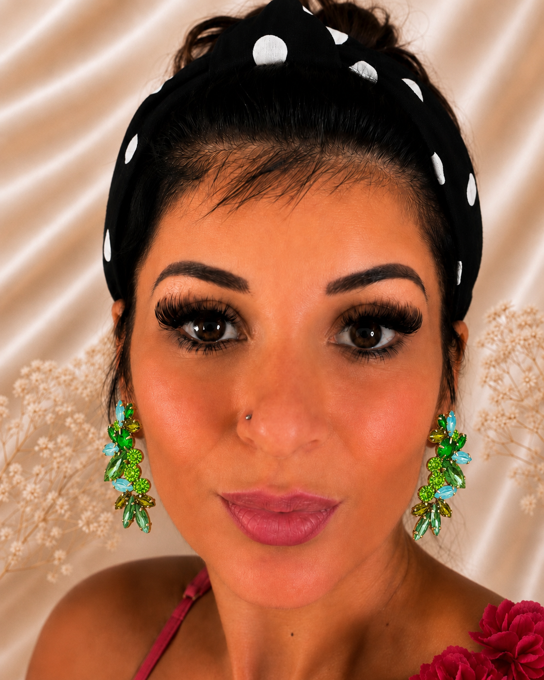 Boucles d’oreilles Cristal Jardin