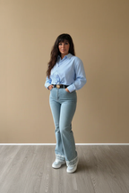 Jean Flare Dentelle